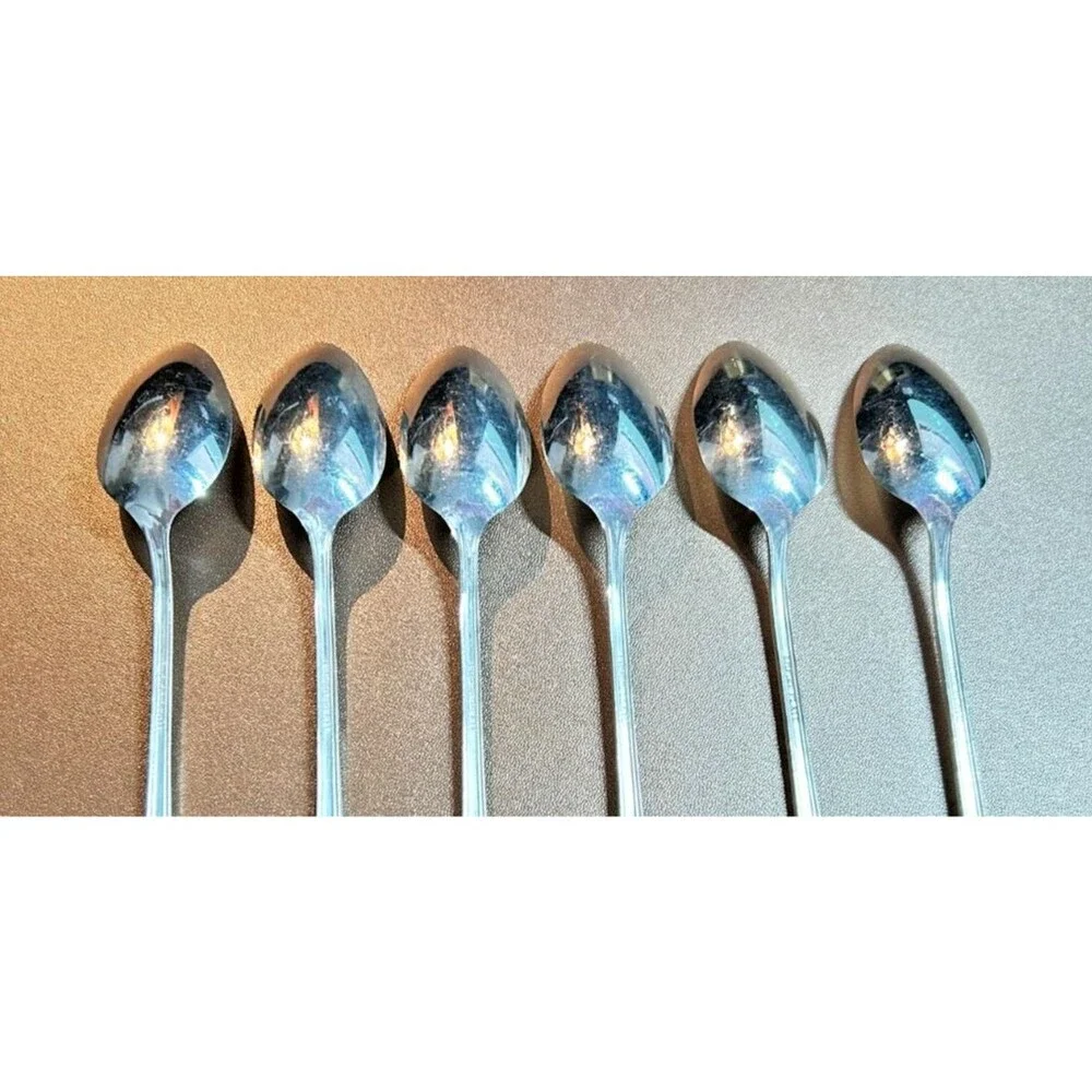 Antique/Vintage Empire Plate Benedict BES4 Silverplate Spoons 7.5